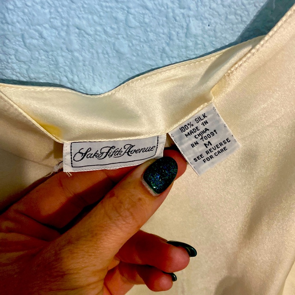 Cream, Saks Fifth Avenue, medium size Cami